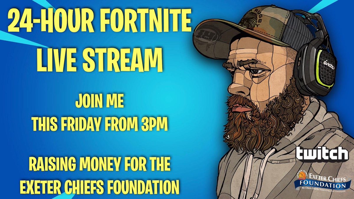 1_Dickie's tweet image. 24 Hour stream for the Exeter chiefs foundation ! Which supports over 20 charities including the NHS ! Come show some support 🤙🏽
