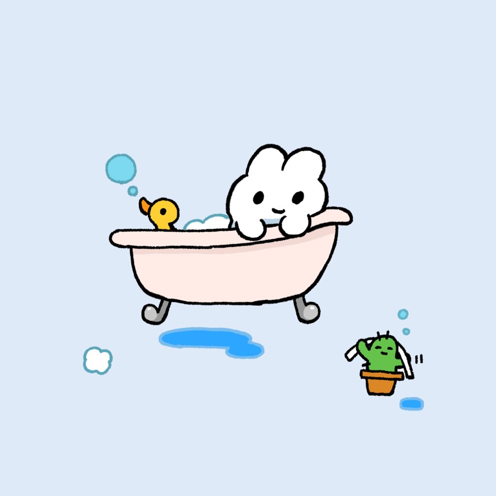 no humans bathtub simple background blue background bathing bath bubble  illustration images