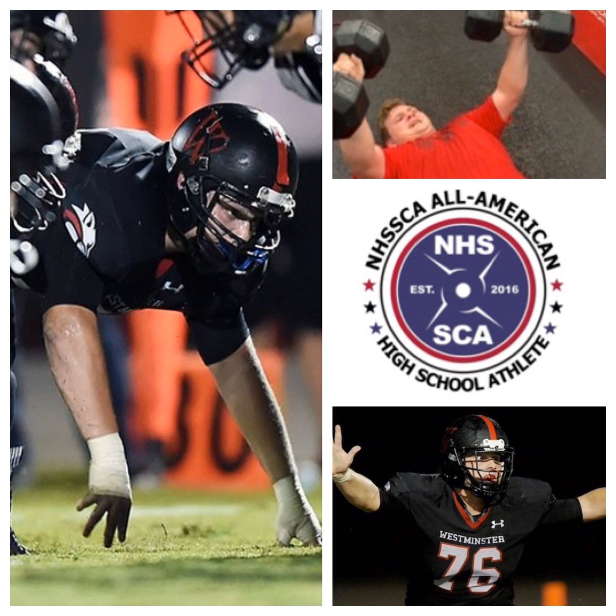 GR_Keith's tweet photo. Congratulations to @nathaniel_pride for being selected as a 2020 @NHSSCA All-American Athlete. He is an great leader academically, athletically, spiritually, and in the weight room. I’m thankful I’ve had the opportunity to coach him. #daybyday #family https://t.co/Rrgg7QeV1S