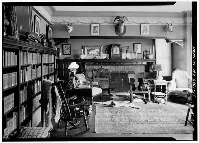 Hemingway's library had a higher than usual "dead animals to books" ratio, sure, yes, but not an *unprecedented* one. For "unprecedented", one has to go to Teddy Roosevelt's library.