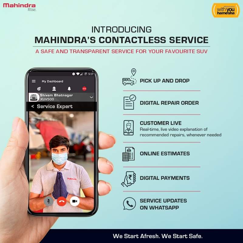 As we are going to start again our services to serve you better with safety.Mahindra Introducing Contactless Service for your to you nd your favorite Mahindra SUV
#contactlessServices#withyouhamesha
To know more call ND visit our website:7763806291/92/93
facebook.com/siwantractors/