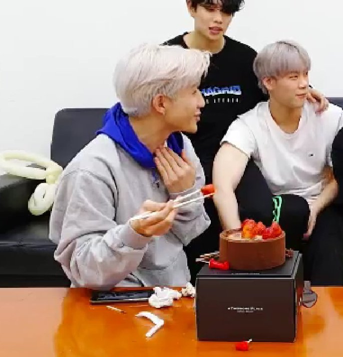 i didn& #39;t get one of him eating it but i have these so, jinjin (っ˘з(˘⌣˘ )