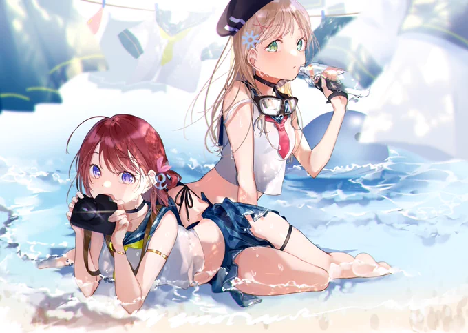 水遊び 