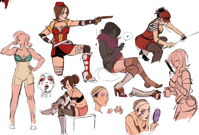 trading moxxi for the life drawing study models and thinking about her getting in/out of her whole get up everyday 