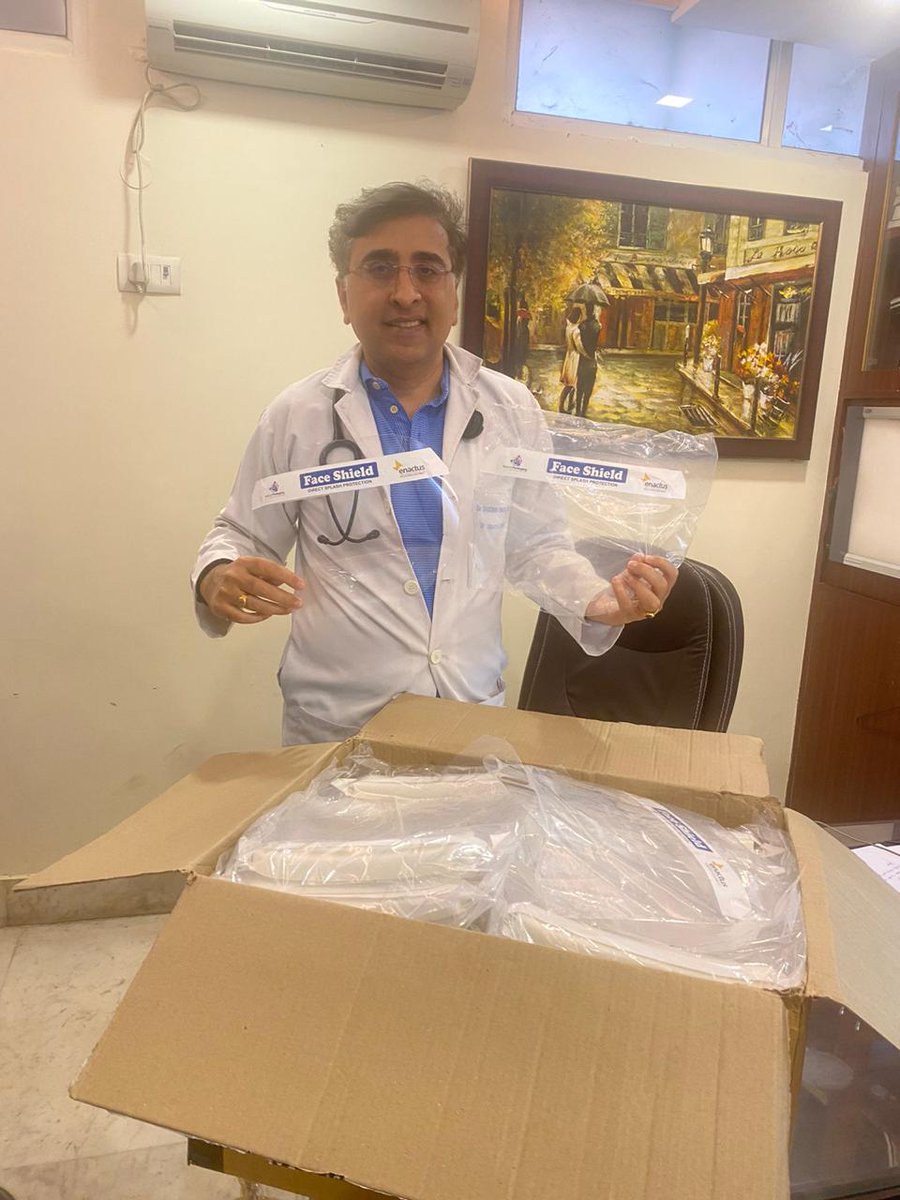 EnactusIITD's tweet photo. We reached the 10,000 face-shields mark. Very recent, 6000 shields were distributed to Delhi Police, hospitals across Delhi, including in AIIMS, Safdarjung.
#Togetherwecare
Donate for a cause.
Link: https://t.co/rRnoAukolC
.
.
@AIIndia @aarambhindia @investindia @fundsforngos https://t.co/B2bNT2RpqS