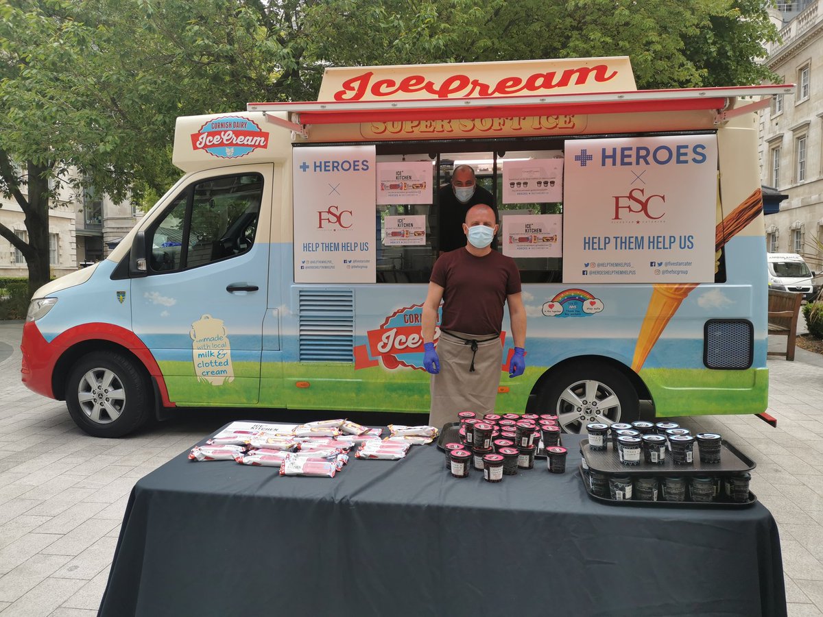 Thank you for the Free Ice creams!!! 🍧🍨😋 Happy View Day!! @fivestarcater @heroeshelpthemhelpus @HelpThemHelpUs_ @BartsHospital @NHSBartsHealth @PtSayson @robinsona1511