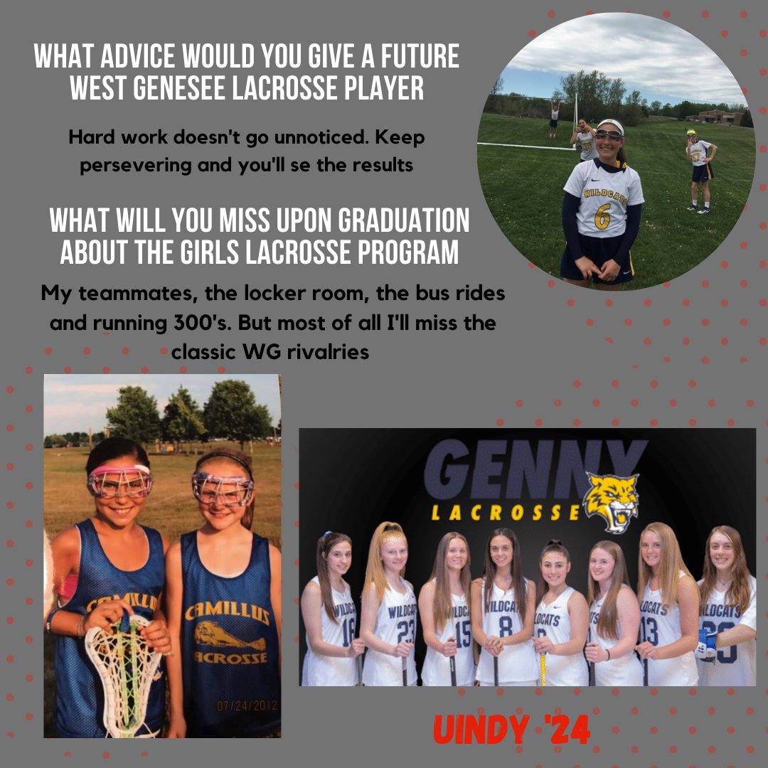 wggirlslax1's tweet photo. Wildcat Captain # 6 Mackenzie Winn Class of 2020 Mackenzie is a hard nosed attacker who plays with attitude and knows how to get to the goal
#WEAREGENNY #strongertogether2020
@WGAthletics @WGBoosters1 @WestGeneseeCSD @UIndyWLax https://t.co/9vz1POZPSF