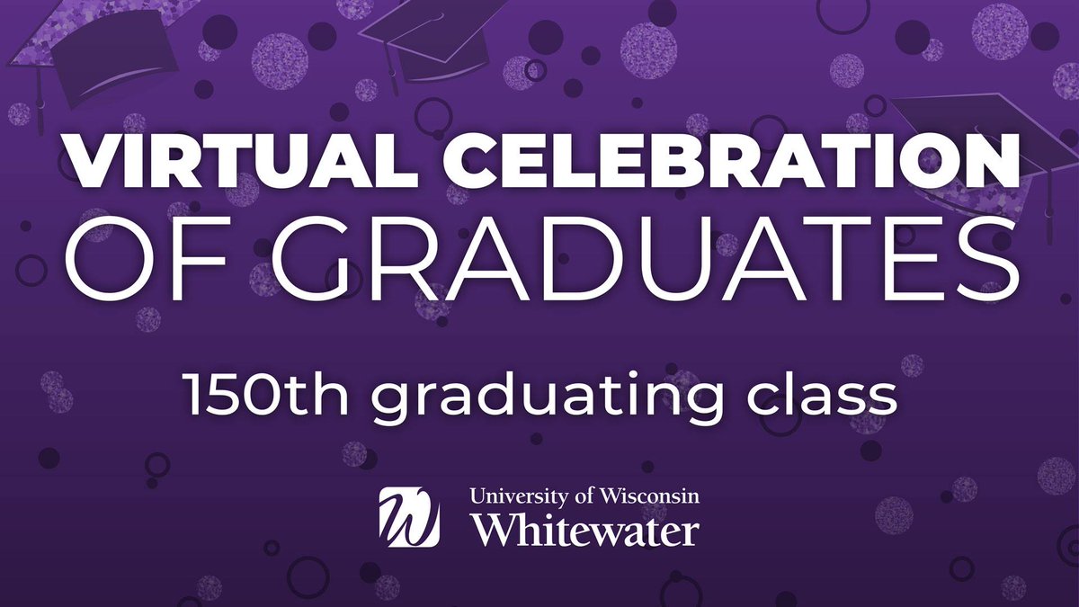 UWWhitewater's tweet photo. Only three more sleeps until we honor our seniors! Join us at 1 p.m. on Saturday, May 16, for UW-Whitewater's virtual celebration of graduates via Facebook Live. Share your celebrations with #UWWGrad!

https://t.co/dRbU5eFDdn https://t.co/FsBf1PcKi9