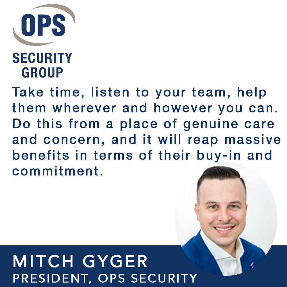 OPSProtect's tweet photo. President, Mitch Gyger's thoughts on leadership that comes from a team centered approach. OPS has a strong leader to guide the company today and everyday navigating new realities, while uplifting the team. #leadershipquotes #inspiration #opssecuritygroup https://t.co/SLu1If7YbL