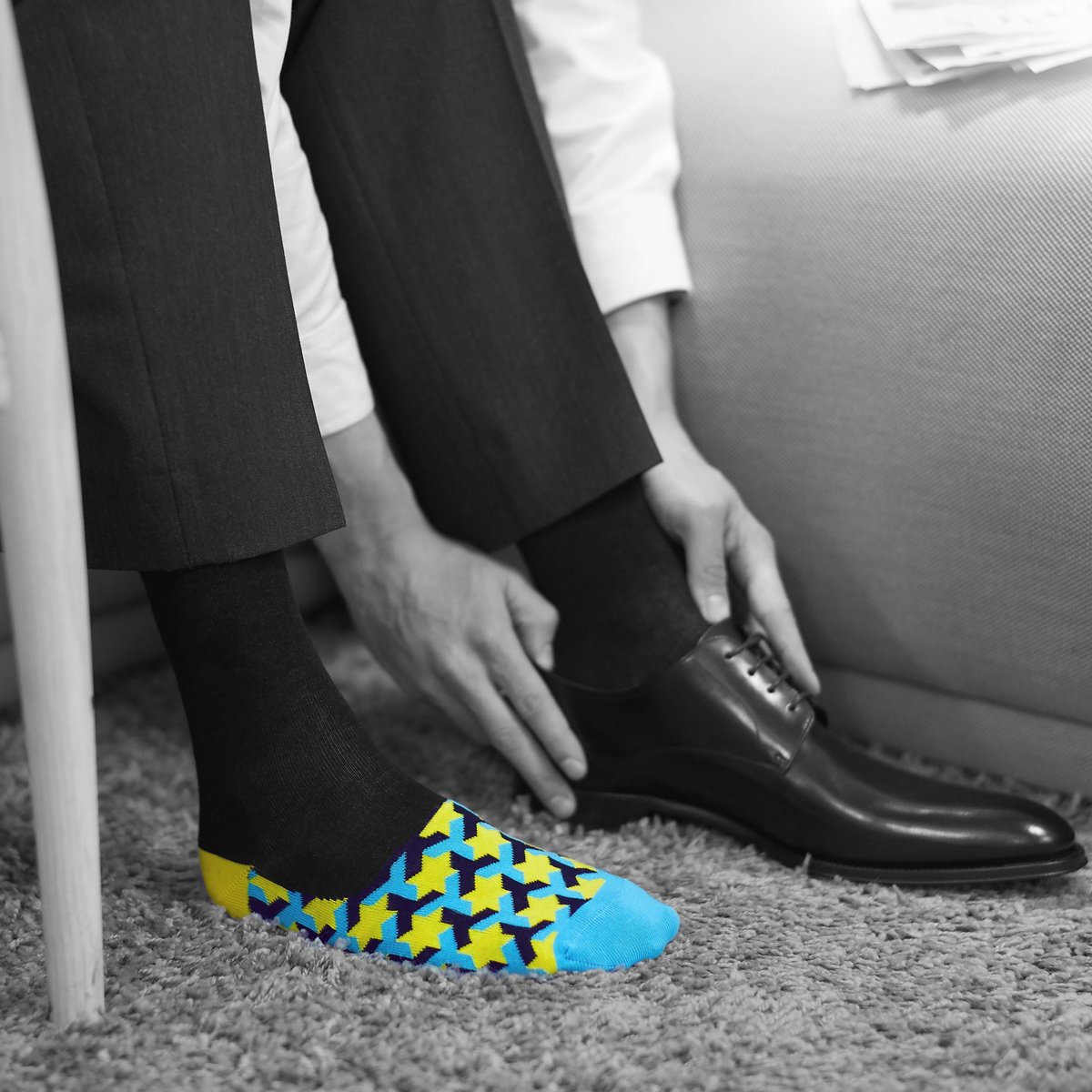 That new shoe, new sock combo... 👞🧦

Who's treating themselves to fresh office attire for when all this is over? quietrebellion.com