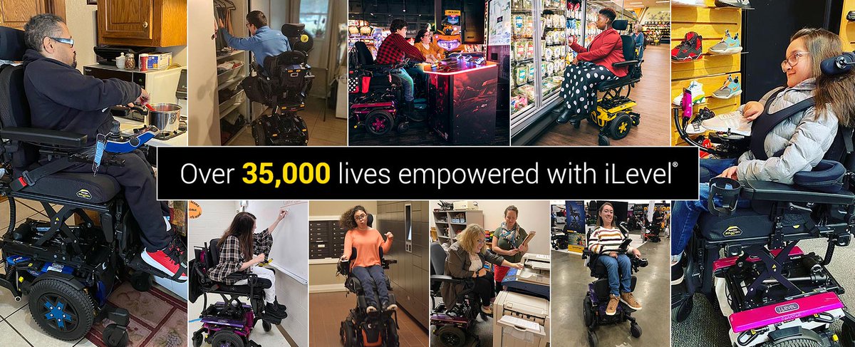 QuantumRehab's tweet image. iLevel technology reached a landmark today as power chair number 35,000 was built with iLevel. That means 35,000 lives changed. 👏 #35kStrong #LifeAtiLevel Read more: bit.ly/2WR3V5M