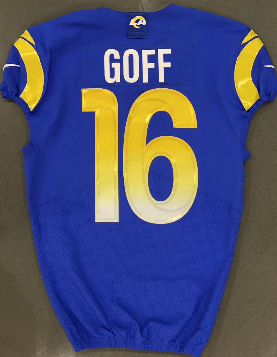 Closer look at the  @RamsNFL new uniforms. 