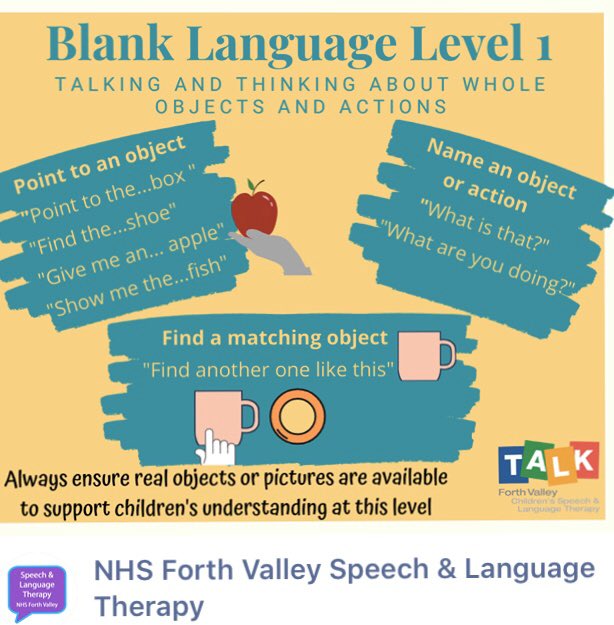 SoozSLT's tweet photo. Today the @NHSForthValley SLT Facebook page is all about Blank language levels. Pop over and take a look - there’s even a story to help you unwind 😀https://t.co/ZsQv39txQ2 #sltfv #blanklevels #funwithlanguage https://t.co/4NZ4cHnfGb