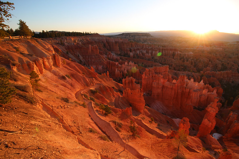 Good morning! It's Day 6: May 13, 2019.  @srepetsk and I are up early to catch the unmissable sunrise at Bryce Canyon. Staying up until 1AM to take long-exposure night shots at the canyon and then getting up before dawn to catch the sunrise? Not my best planning. But worth it!