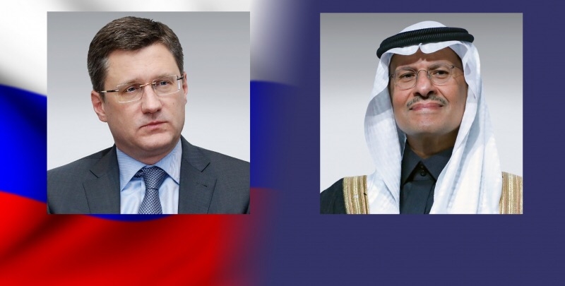 Александр Новак <a href="/novakav1/">Novak Alexander</a> провел телефонный разговор с Министром энергетики Королевства Саудовская Аравия принцем Абдулазизом бен Сальманом в рамках регулярных контактов по ситуации на рынке нефти.

Подробнее - minenergo.gov.ru/node/17804