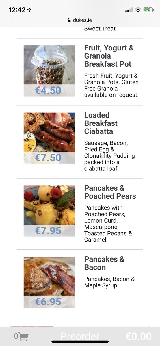 dukescoffeeco's tweet image. We’re BACK next week!  Super Safe with a new easy way to enjoy dukes again✅

Take Away #coffee ready meals, baked goods, brunch &amp;amp; classic dukes favourites from Careys Lane✅

Daily #ClickandCollect and #delivery Service ✅ see dukes.ie 

Missing you all 😘