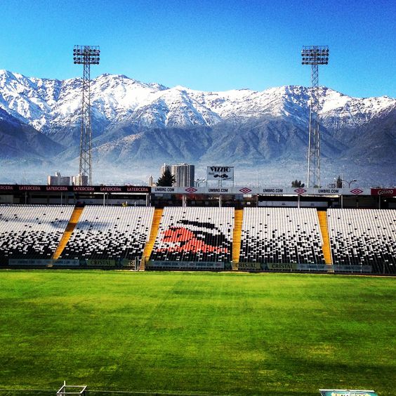 9. Estadio Monumental David Arellano, Santiago, Chile – the home of Colo-Colo is in the Santiago Basin of the Chilean Central Valley, west of the tectonically active San Ramón Fault and Principal Andes Cordillera, comprised of intrusions, volcanics and sediments. Photo: 9ineSport