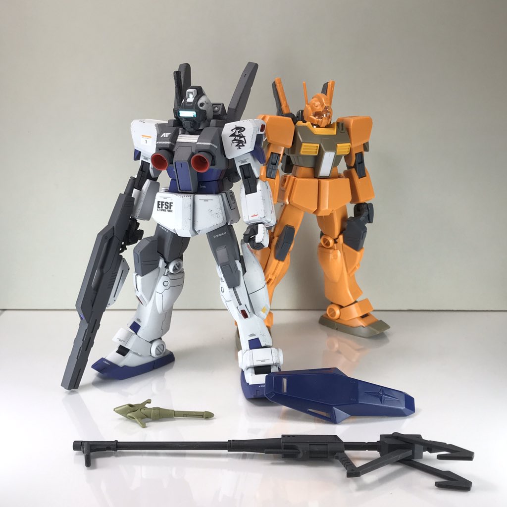 Omoide در توییتر ナイトシーカー複合型 ヴァースキ機を作るのにジム を使ってしまったので ナイトシーカー ヴァースキ機用にジム を補充しなくては フェダーインとハイザックシールドはあったはず