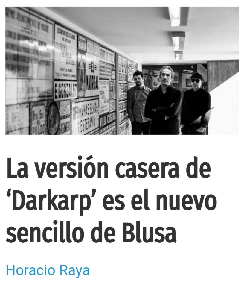 SDisonante's tweet photo. En el @RENOfest del confinamiento hubo tan buenos trabajos caseros que Blusa (@blusaband) han decidido lanzar el suyo como nuevo single. Puedes acceder a él desde este enlace: https://t.co/CQC77cjBAi https://t.co/4HcOm1Pvsk