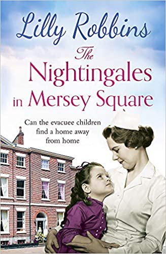 It's her 15th book, which is some impressive stuff, y'know? But this is her first one under a new pen-name - LILLY ROBBINS. It's called THE NIGHTINGALES IN MERSEY SQUARE.