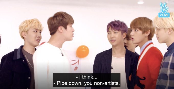 Things that BTS say that seems fake but aren’t: a thread to make you smile