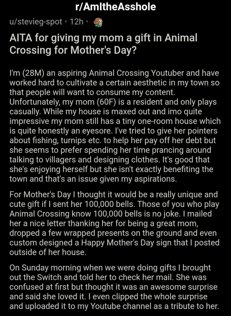 Am I the Asshole? tweet media