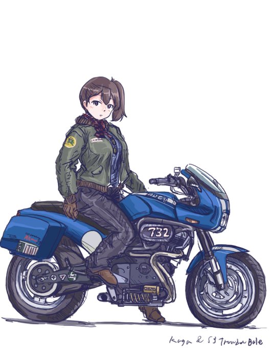 「バイク シャツ」のTwitter画像/イラスト(古い順)