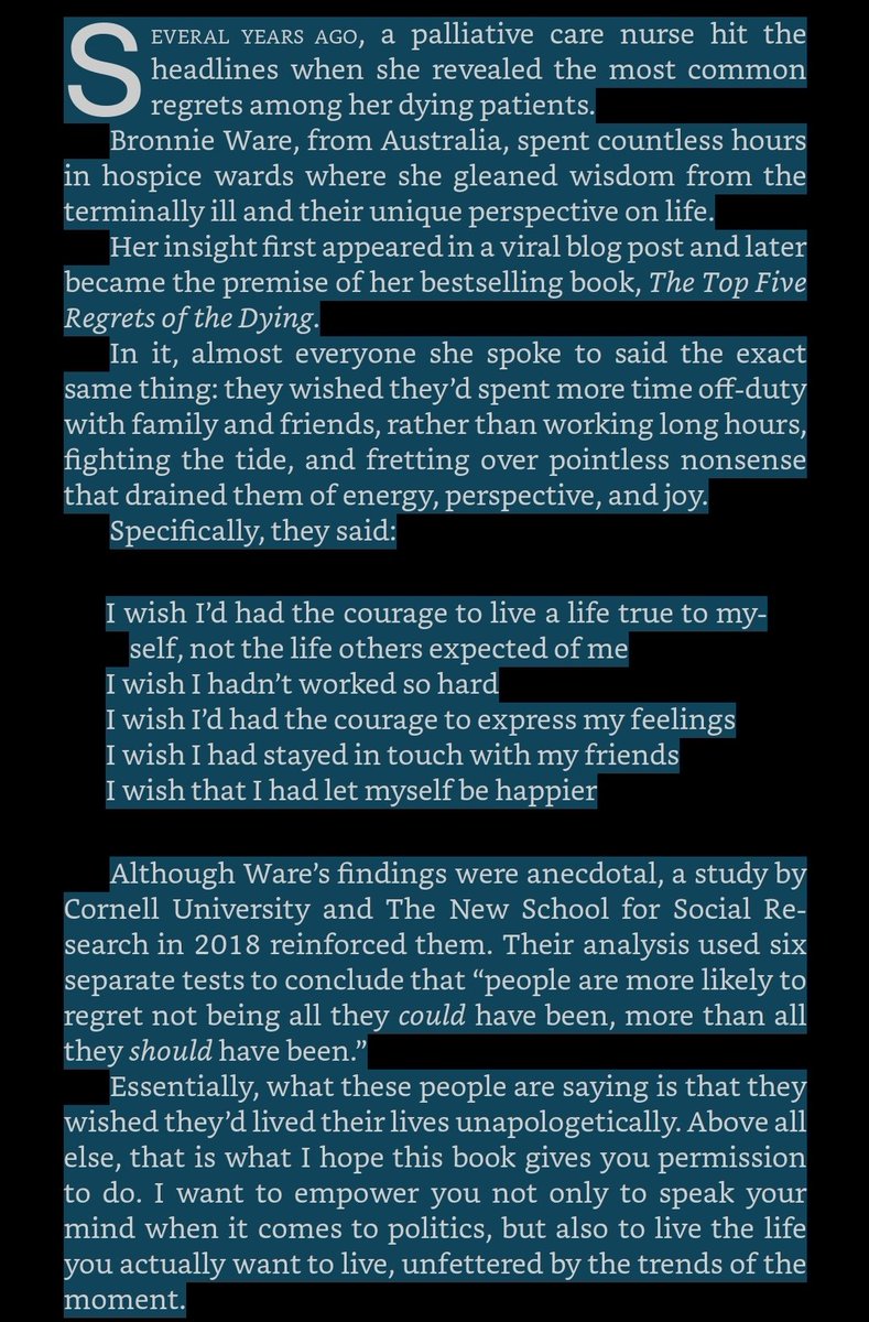 I will humbly admit I liked how this chapter was going and agreed with what was said, but just when you like the direction it's going, it then just makes a u turn. You fooled me into thinking I would actually like one chapter in your book, Dave.  #DontBurnThisBook