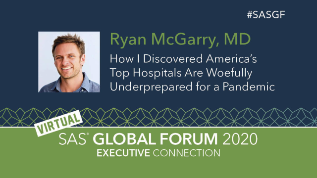 SoumiAlphons's tweet photo. Join SAS Global Forum Virtual Event: Executive Connection. You'll get an exclusive, insider look at the most impactful pandemic event since the 1918 flu pandemic from Dr. Ryan McGarry. #SASGF https://t.co/uV0oRneJCI https://t.co/FUPnjPwnGH