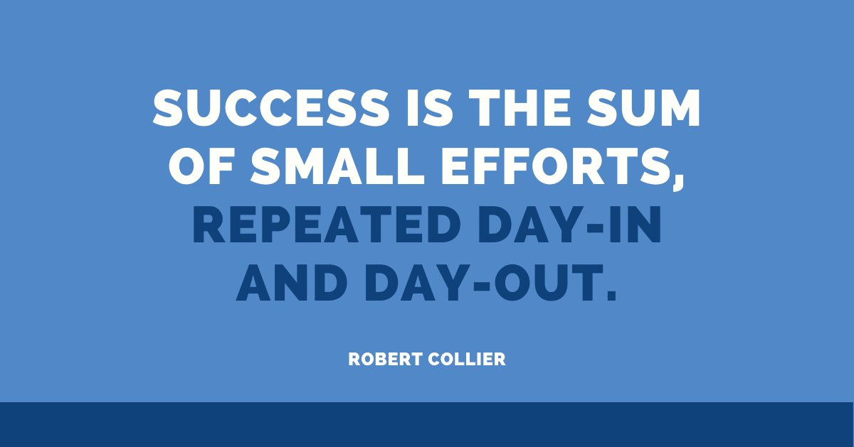KCG_ENGINEERING's tweet photo. "Success is the sum of small efforts, repeated day-in and day-out." - Robert Collier

Success takes time and we are here to support you 100%. What are your goals?
-
#MotivationalQuote #Quote #CompanyCultureWednesday #CorporateValues #CompanyCulture #KCG #KlettConsultingGroup https://t.co/WaiT4UwTpB