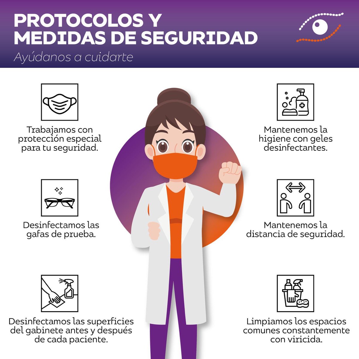 ClaraVisionCan's tweet photo. En ClaraVisión nuestra máxima prioridad es garantizar la seguridad y el bienestar de nuestros clientes, por eso hemos establecido un protocolo de seguridad para garantizar la seguridad en nuestras ópticas.
Recuerda, pide tu cita previa para atenderte de forma individual y segura. https://t.co/CpgAfvb3xB