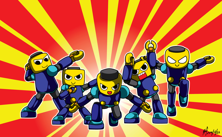 RMDL_Comic's tweet image. Old Servbot art from 2010.
#MegaMan #ロックマン #Servbot #コブン