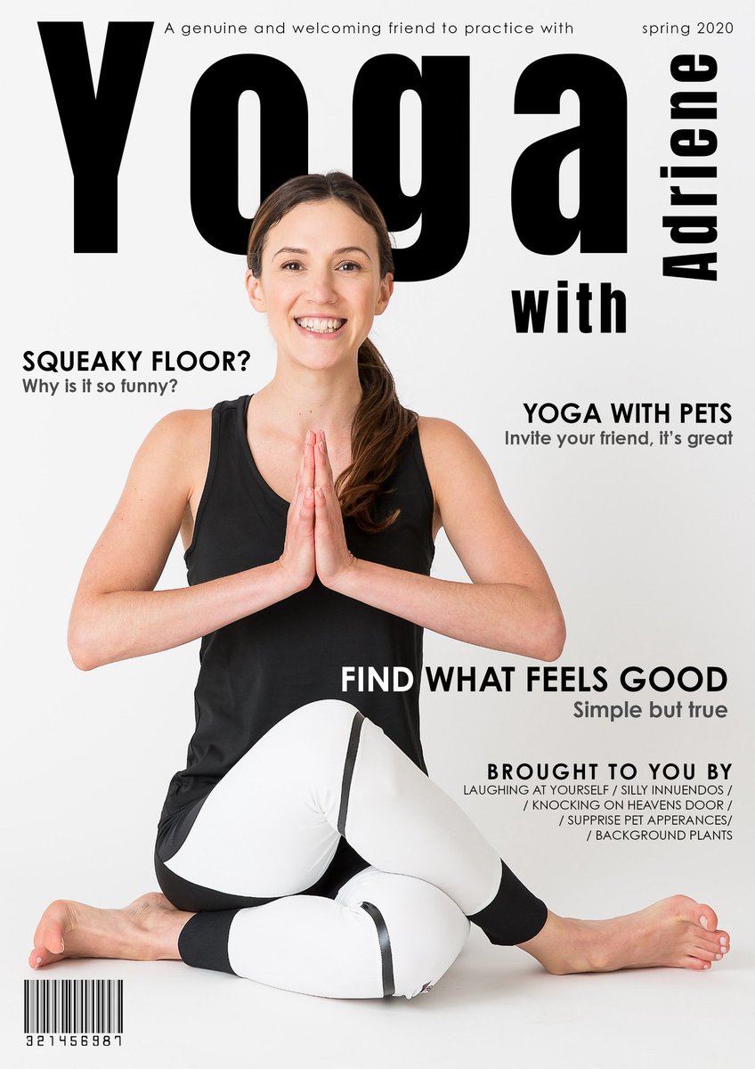 JamesCapdevila's tweet image. Designed this magazine cover as part of my diploma. I'm a new fan of @yogawithadriene and recently finished a 30 day #ywahome and loved it! Thank you for sharing your practice with us!
Image taken from elemental.medium.com/why-all-your-f…
With Credit to Adriene. #findwhatfeelsgood #design