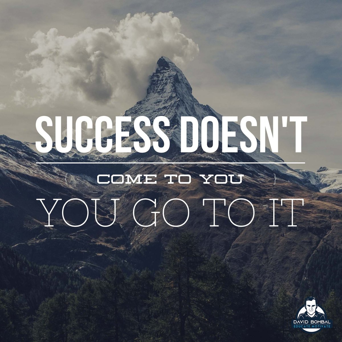 davidbombal's tweet photo. Success doesn't come to you, you go to it. ―Marva Collins

#motivationquotes #dailymotivation #ccna #inspirationalquote #cisco https://t.co/dSLfErfM2W
