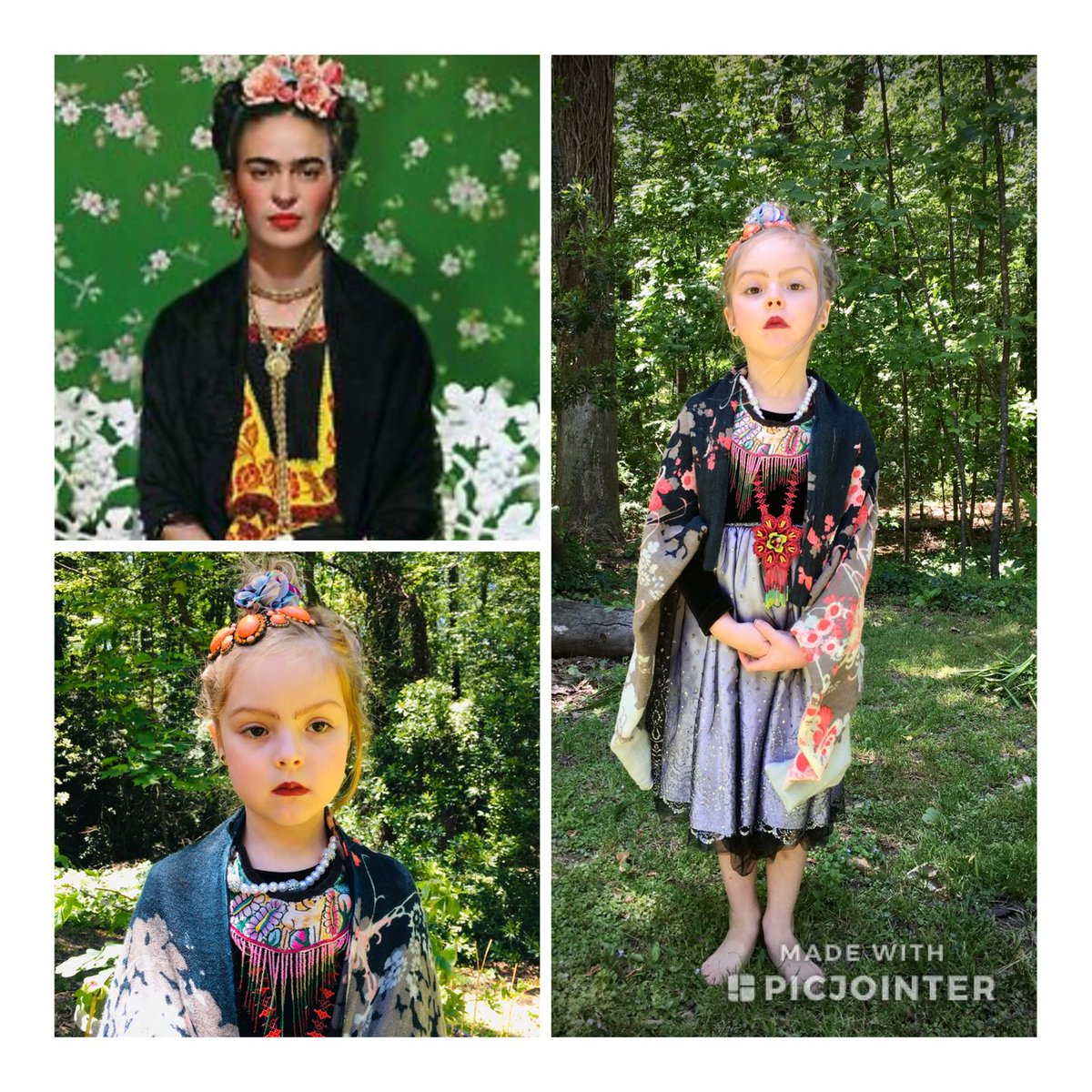 farrington_art's tweet photo. Wow! The first few #gettychallenge recreations have come in! Can't wait to see more!! @GreenESLeaders @lbrscully1 #remotelearningart #artrecreations #elementaryart #greenelementary https://t.co/U0yhnjvdaF