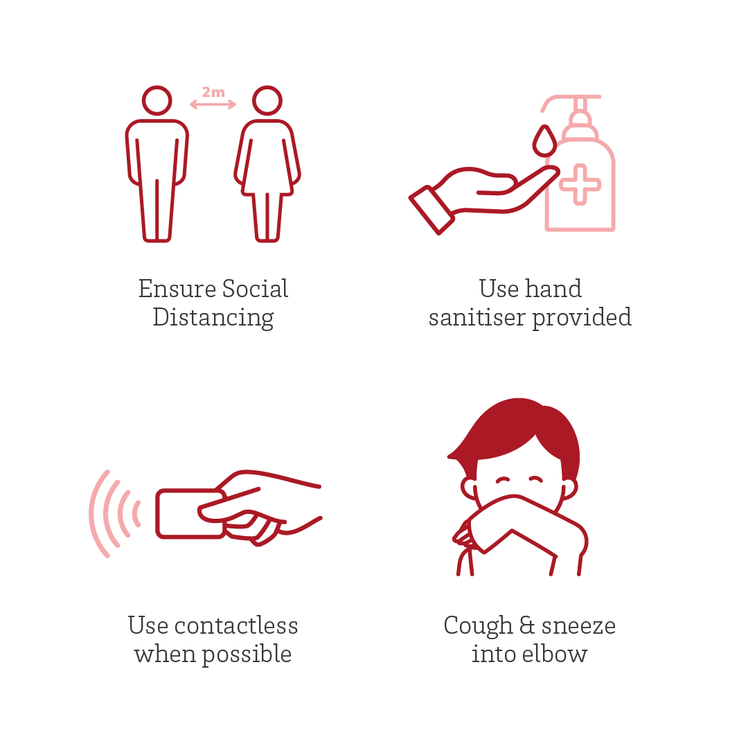 Social distancing is still crucial to keep both you, our customers, and our colleagues safe. Please make sure you adhere to our guidelines.

Thank you.