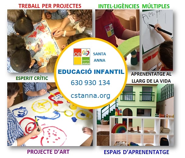 EDUCACIÓ INFANTIL
Metodologia d'aula
"Potenciant l'aprenentatge al llarg de la vida amb esperit crític"