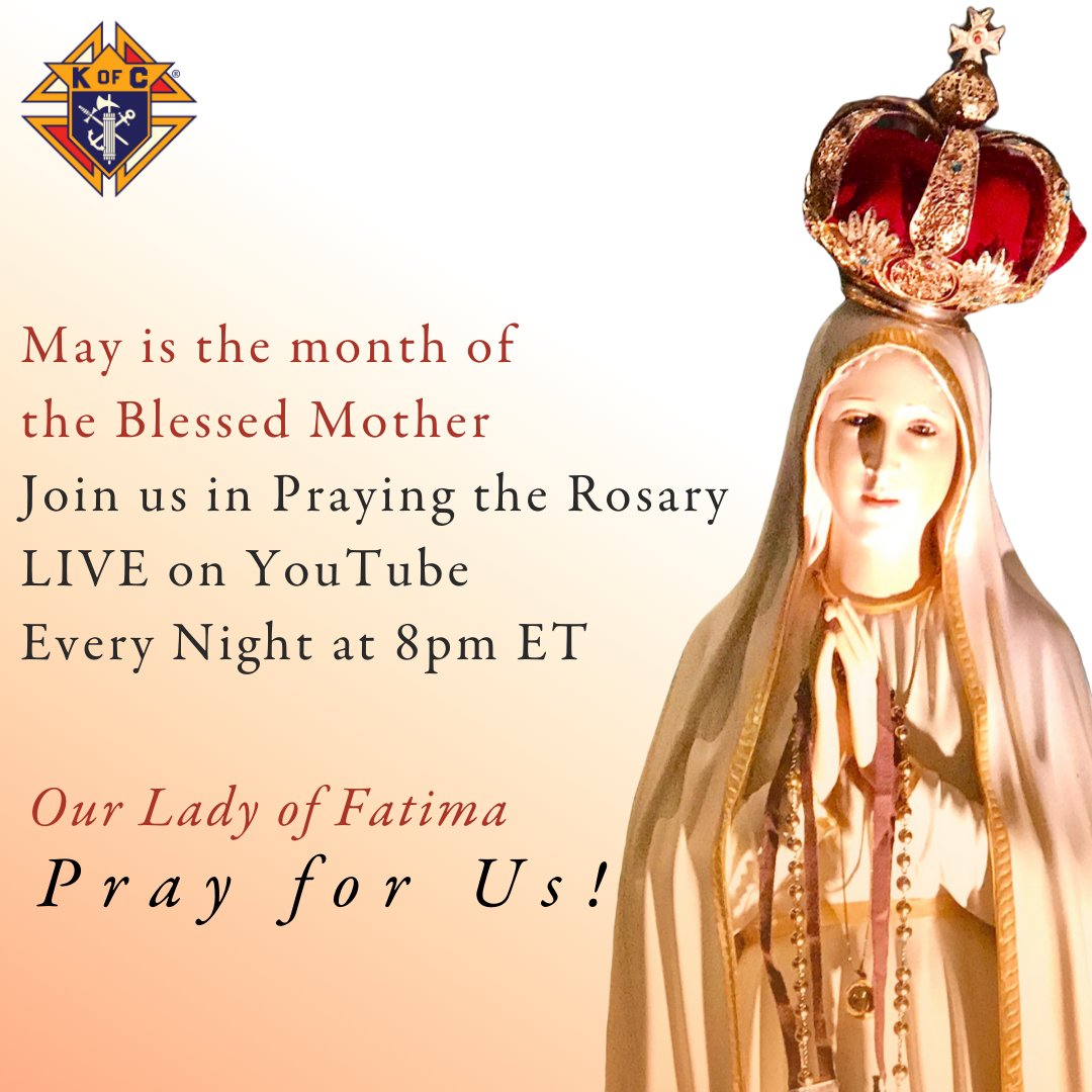 Rediscover the beauty of the rosary by participating in the daily recitation of the rosary broadcast from the  @JP2Shrine:  https://bit.ly/3cunuHG 