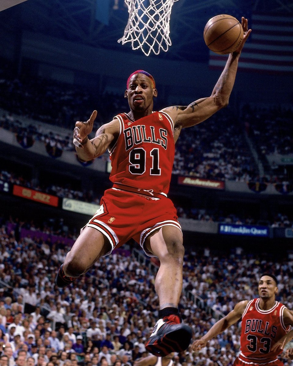 DENNIS RODMAN CHICAGO BULLS スウェツト今でわ希少 Chicago Bulls on X