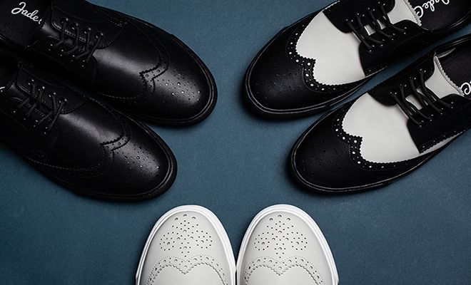jade_shoes's tweet photo. 【JADE　ONLINE SHOP】
💎"JADE"Jade Crew(JW8996)💎
size：22.5～28.0cm¥7,700(税込)

クラッシックなドレスシューズ
人気の高いウィングチップデザインのスニーカー
軽量とグリップ力を兼ね備えたモデルで
OLD SCHOOLのダンサーにお勧め👍

JADE SHOP👉https://t.co/T06GUY3hCv https://t.co/Mx0oFaCY6s