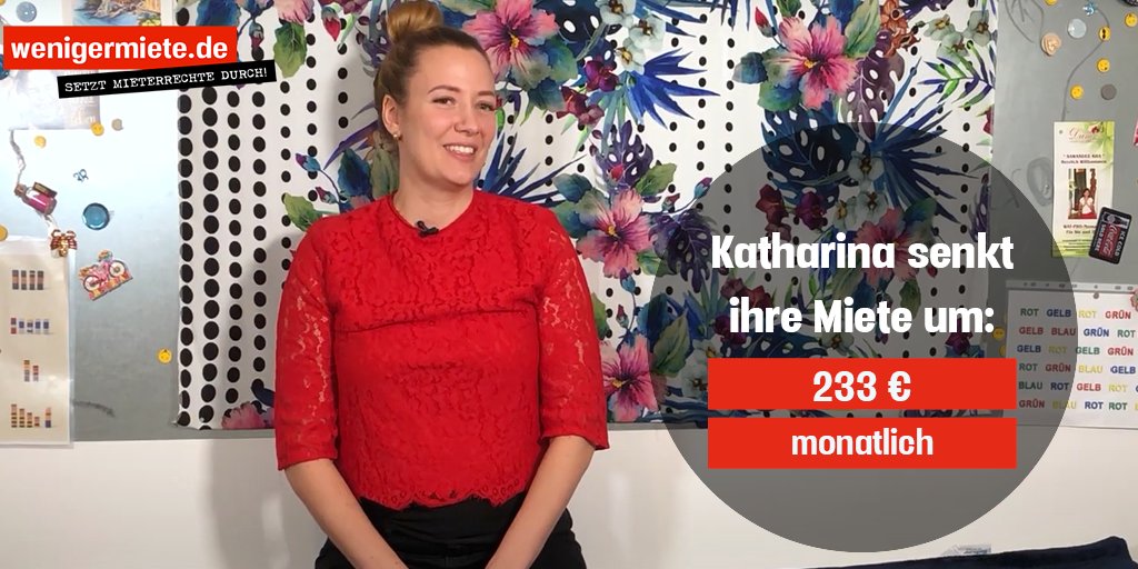 💪 Der wenigermiete.de-Fall der Woche: Auch Berliner Urgesteine bleiben nicht vor horrenden Mieten verschont 😢 

Wie Katharina ihre Miete in #Berlin #Kreuzberg um satte 233 € monatlich senken konnte, erzählt sie hier ➡ bit.ly/3fQLvLh