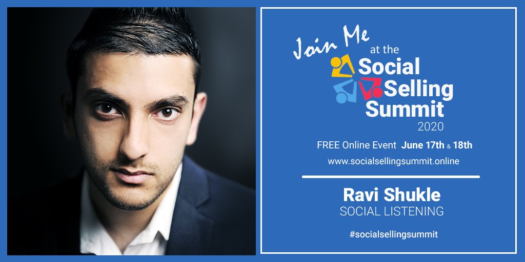 profitperclick's tweet photo. Join me @ravishukle &amp; other great speakers at the FREE online #SocialSelling Summit. Find out how #SocialListening can help ensure you run successful #socialmedia campaigns.   Register now https://t.co/nliyFkFs4R #linkedin #Business #marketing #Facebook #digitalmarketingstrategy https://t.co/ABUpIwB7MO