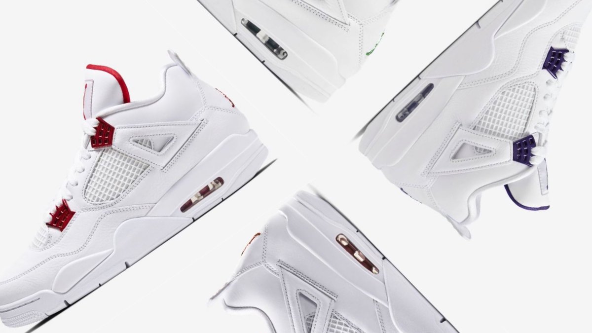 upnexdrops's tweet photo. Dropping on 20 May! 👇🏻 
Air Jordan IV Retro in Mettalic Red, Orange, Purple &amp; Green. 🔥

#nike #jordan #basketball #sneakers #sneakerhead #sneakeraddict #kicksonfire #kicksoftheday #jumpman https://t.co/W6telLzr9n