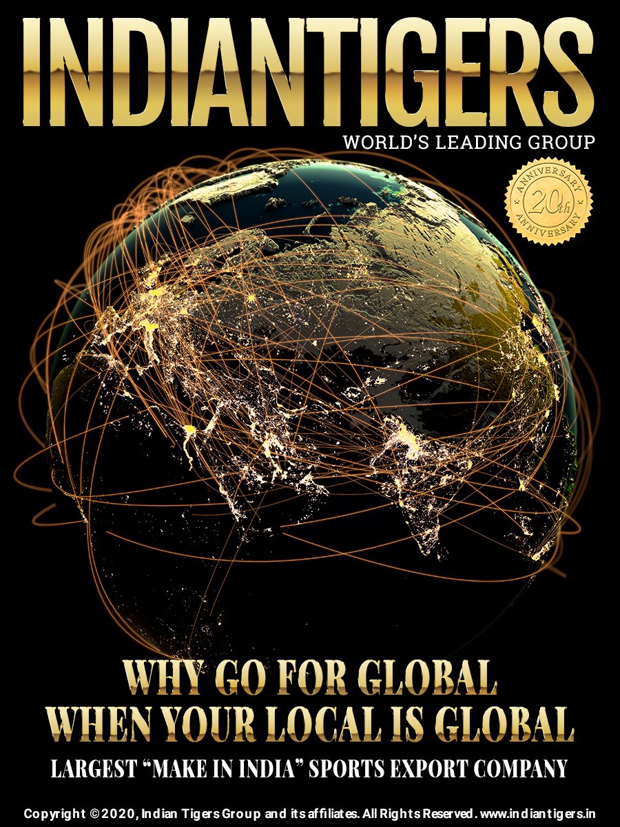 IndianTigers1's tweet photo. Why Go for Global, When your Local is Global. Largest "Make in India" Sports Export Company. A2Z of Sports Goods &amp; Sports Infra. Export to 100+ Countries. New Mantra for New Normal: Vocal for Local &amp; Buy Local. Let's pledge to make it happen. 🇮🇳
#branding #marketing #localvocal https://t.co/byGgD52WDW