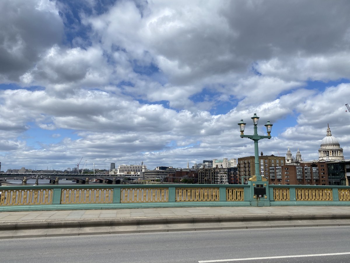 The City of London from Southwark bridge today. Grey clouds clearing and plenty of cranes on the horizon.  A giant of the UK economy awakening. But do it safely. #constructionuk #macegroup #safe_contractor #leiavoice_uk #lifts #escalators #ukconstruction