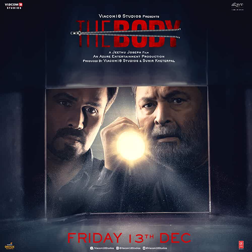 57. THE BODY @NetflixIndia Hard to believe the director of Drishyam made such a nonsense film.  @chintskap's penultimate film is boring. Shoddily written, full of loopholes, unconvincing.Not worth watching even for the twist in the end. Mediocre performances by all. Rating- 4/10