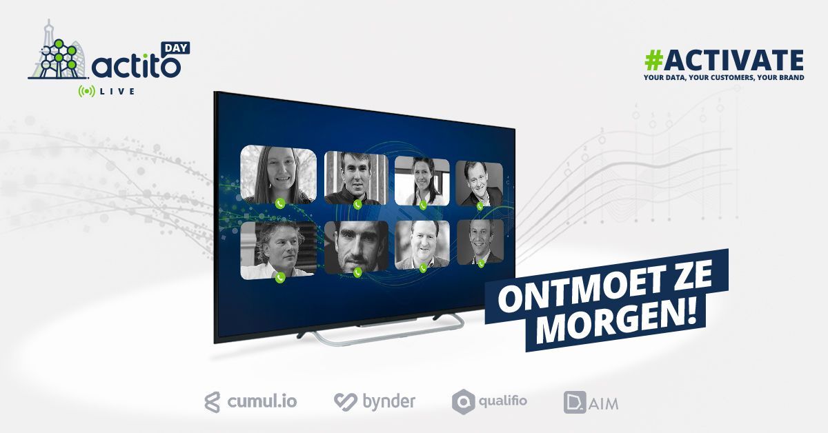 Wil jij van de tijd thuis gebruik maken om je marketing skills sterker te maken? Dan is de Actito Day Live morgen voor jou gemaakt: online, gratis en met verschillende sessies om jou inspiratie te geven en de mogelijkheden van moderne marketing te tonen! bit.ly/2JRgiZj