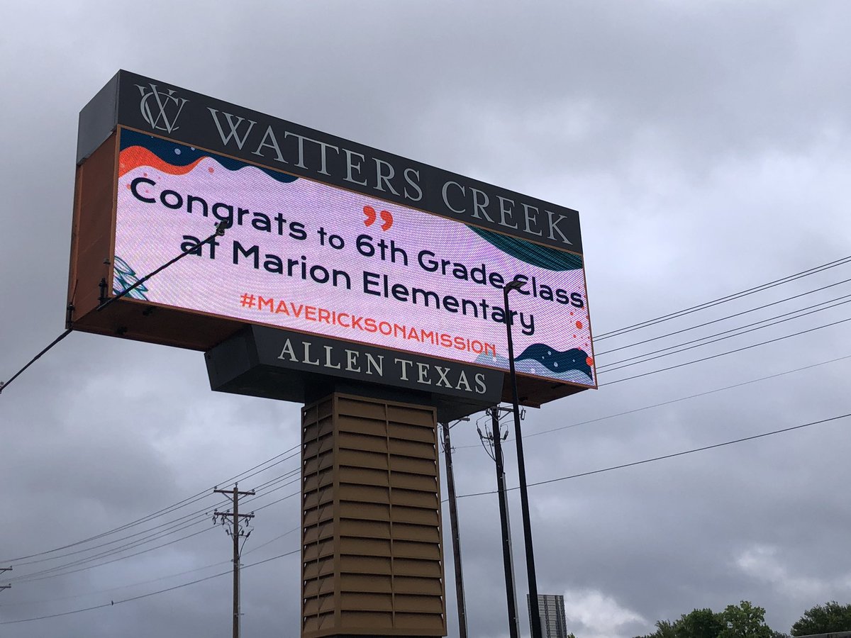 MarionElemNurse's tweet photo. 6th graders, we are so proud of you! Lots of love from your Marion family!! @MarionMavericks  #MavericksOnAMission #AllenISDAtHome https://t.co/xuDD5dQ3xl