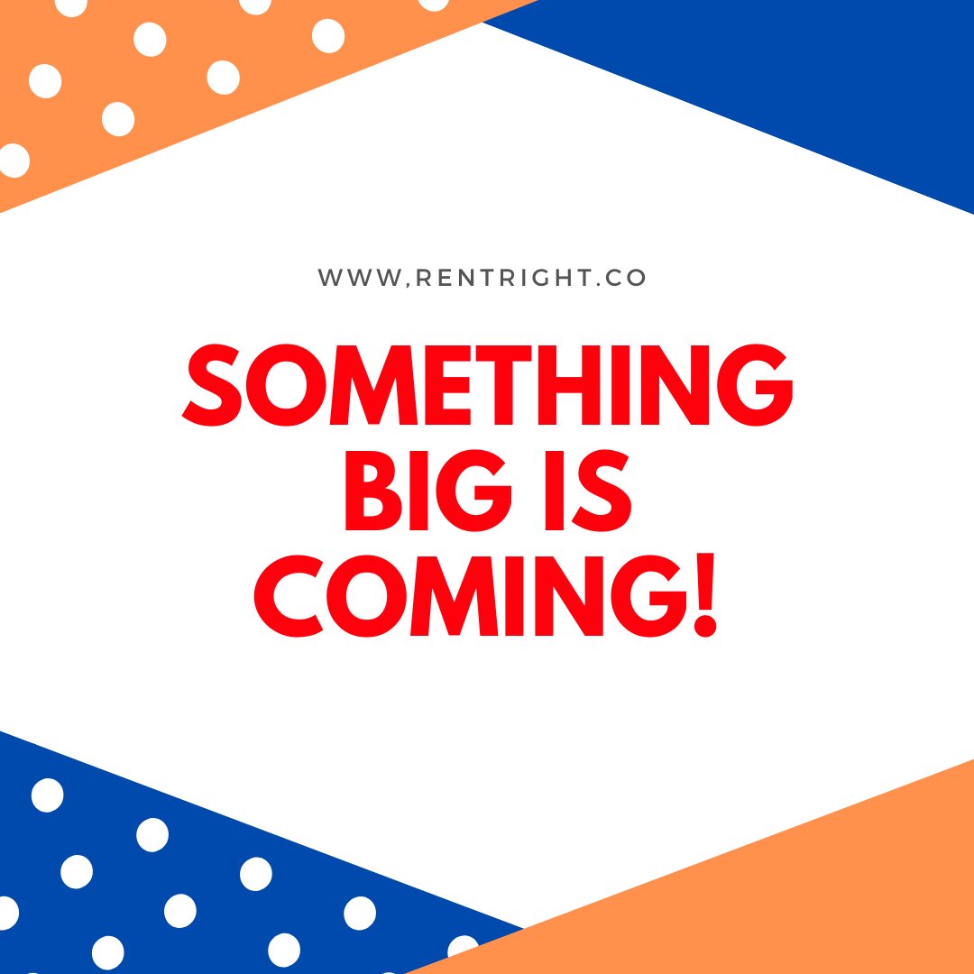 Realty_Prox's tweet photo. Get Ready, Something big is coming to rentright soon!
#RentRight
#PropertiesinNigeria
#RentinginNigeria https://t.co/LVh56DhJ9o