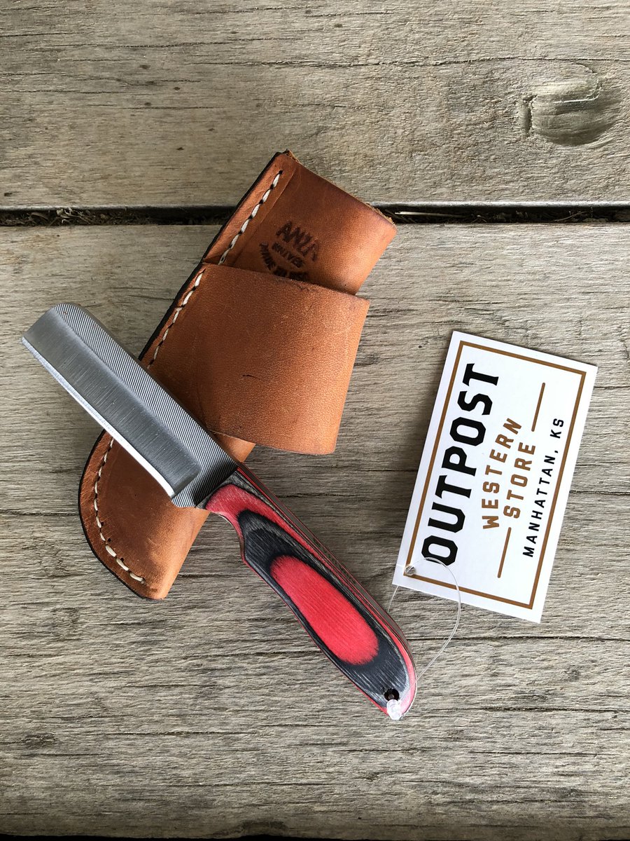 Stocked back up on Anza Knives! Find them all on outpostboots.com!